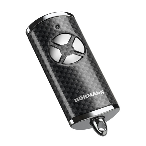 Dálkový ovladač Hörmann HSE 4 BS lesklá carbon.