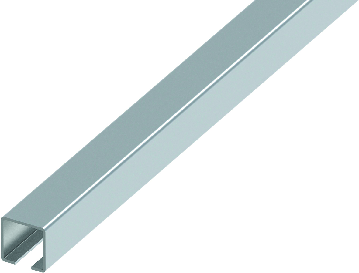 Vodicí profil 3 m, 50×50 mm, pro řadu  800, natural
