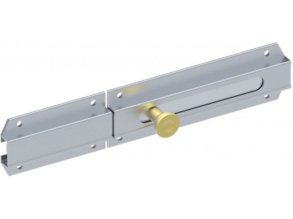 Posuvná zástrčka k přišroubování vodorovná 120 mm, zinek