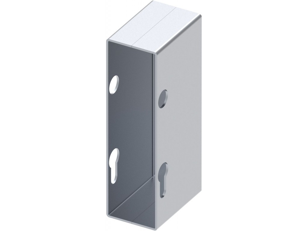 Kapsa pro hákový zámek, šířka 40 mm, rozteč 72 mm, zinek
