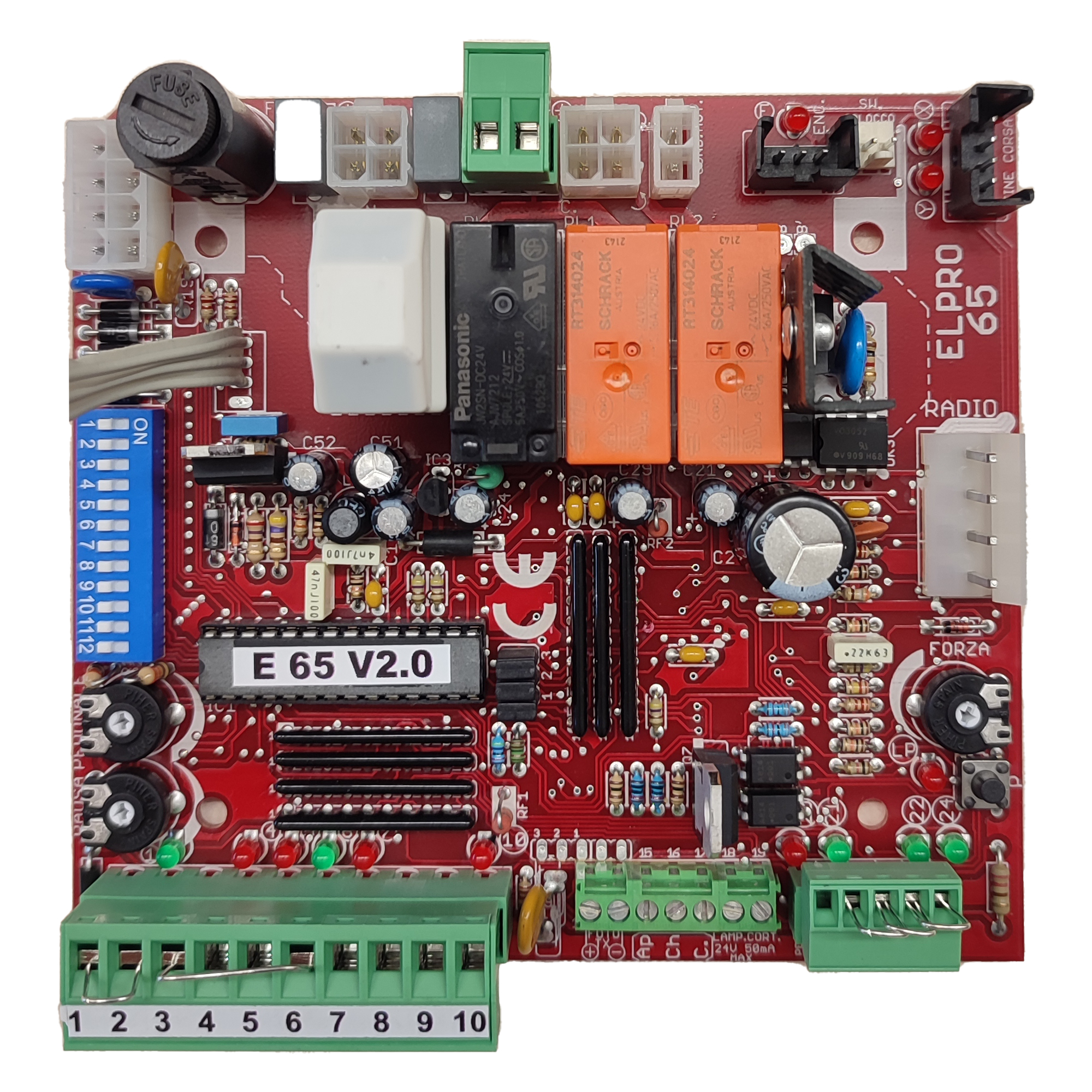 ELPRO 65 elektronická řídicí jednotka pro pohon JUNIOR 633/650 (verze 2022)