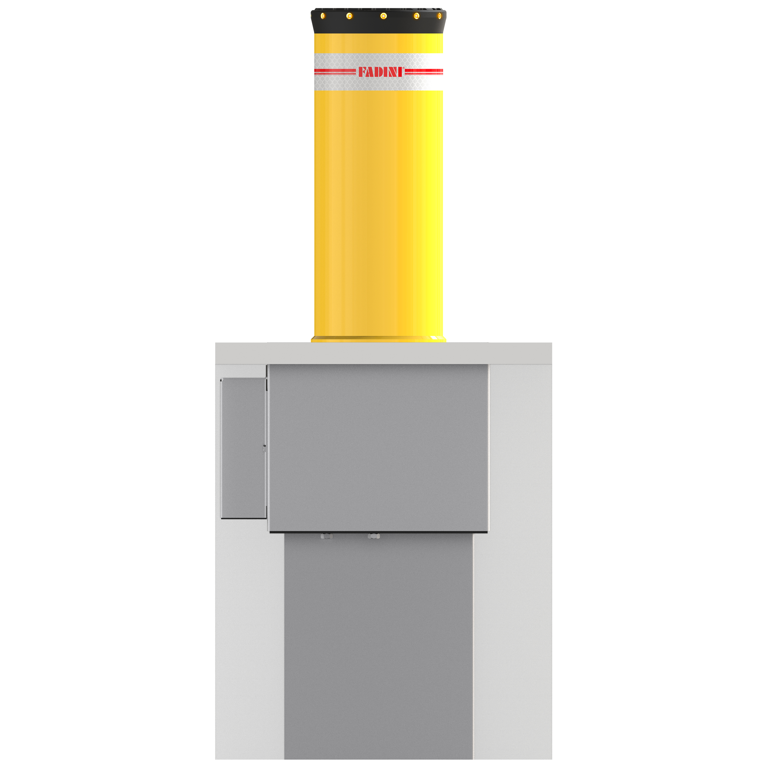 TALOS řady 94 HRC, h 700 ø 275 δ 4 zesílení 400 mm, automatický sloup 230 V ac 50 Hz 1PH se základovým pouzdrem