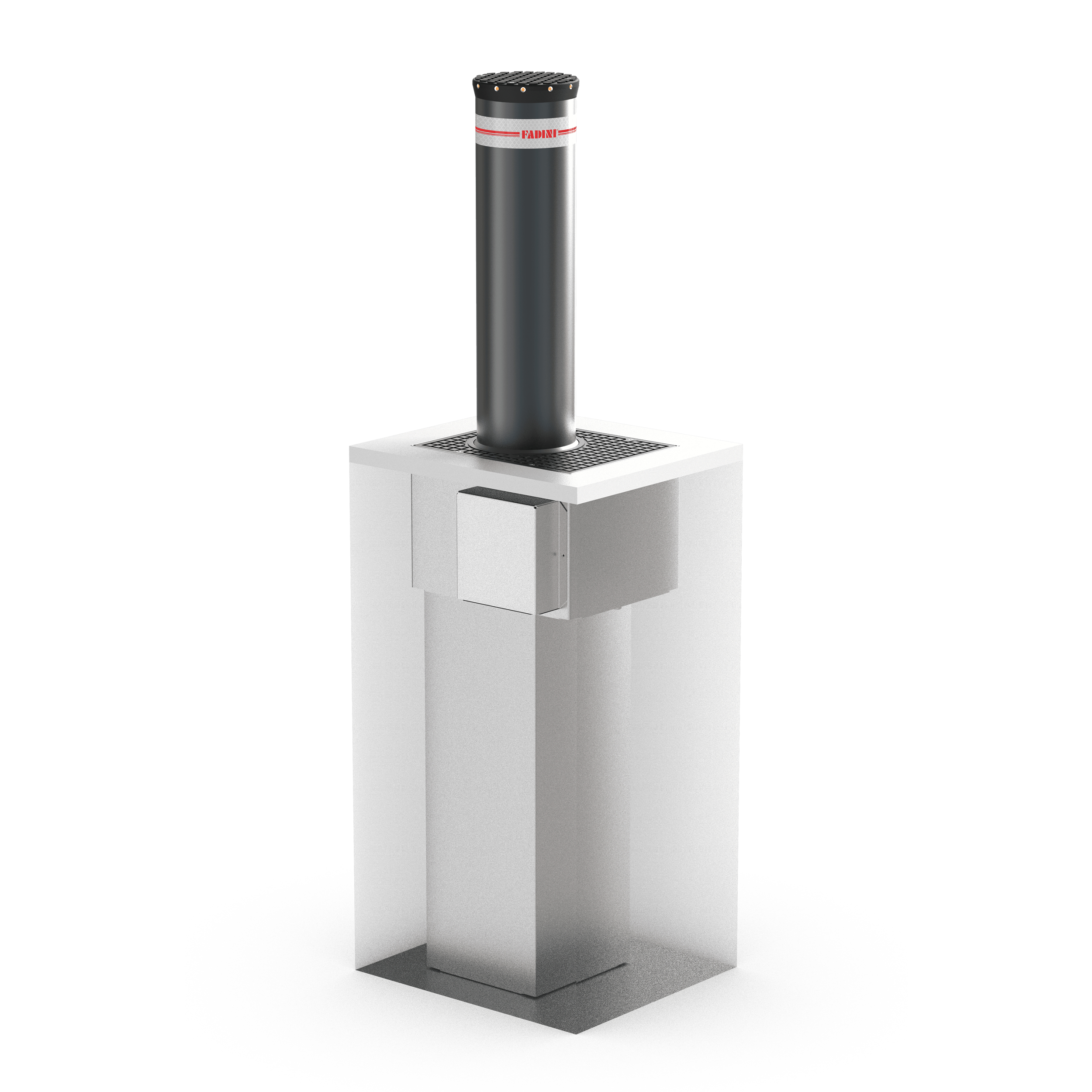 TALOS C730, h 1.000 ø 275 δ 12 zesílení 400 mm, automatický sloup 230 V ac 50 Hz 1PH se základovým pouzdrem