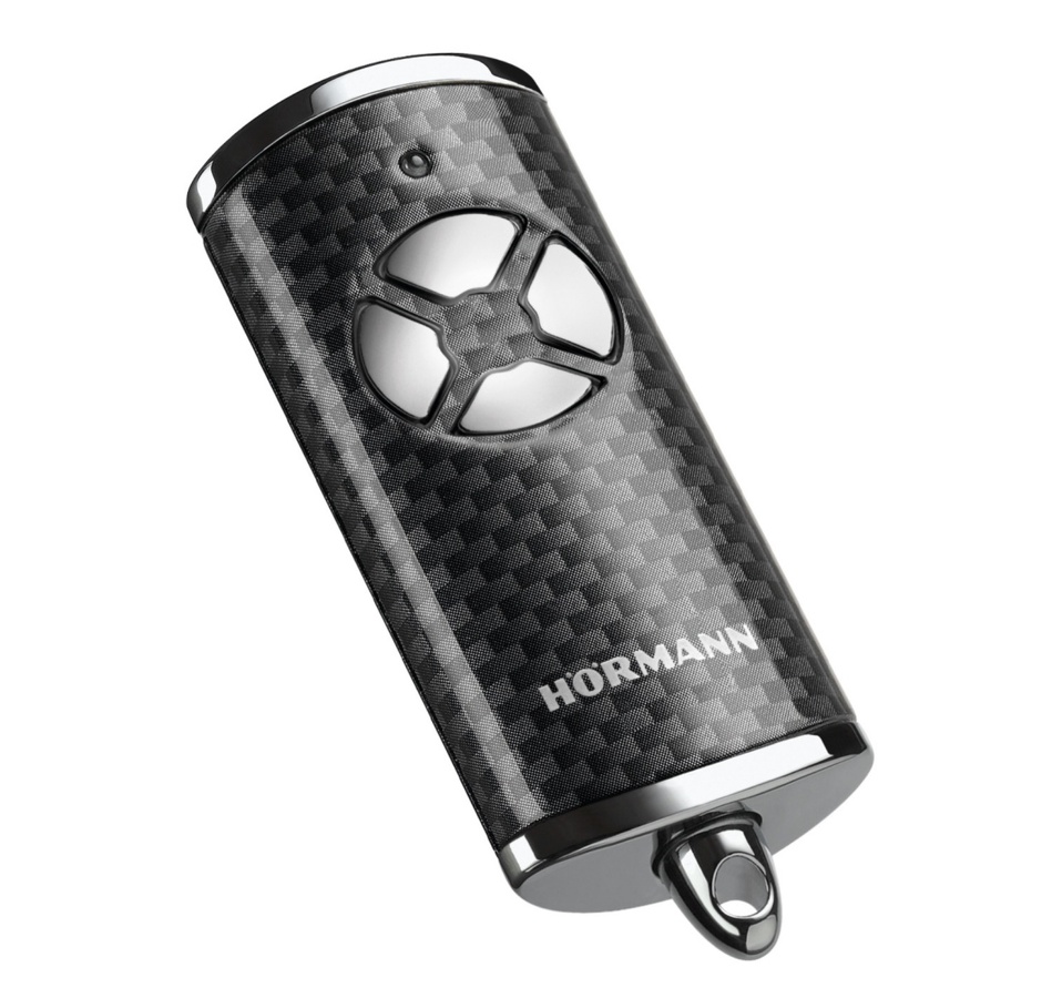 Dálkový ovladač Hörmann HSE 4 BS lesklá carbon.
